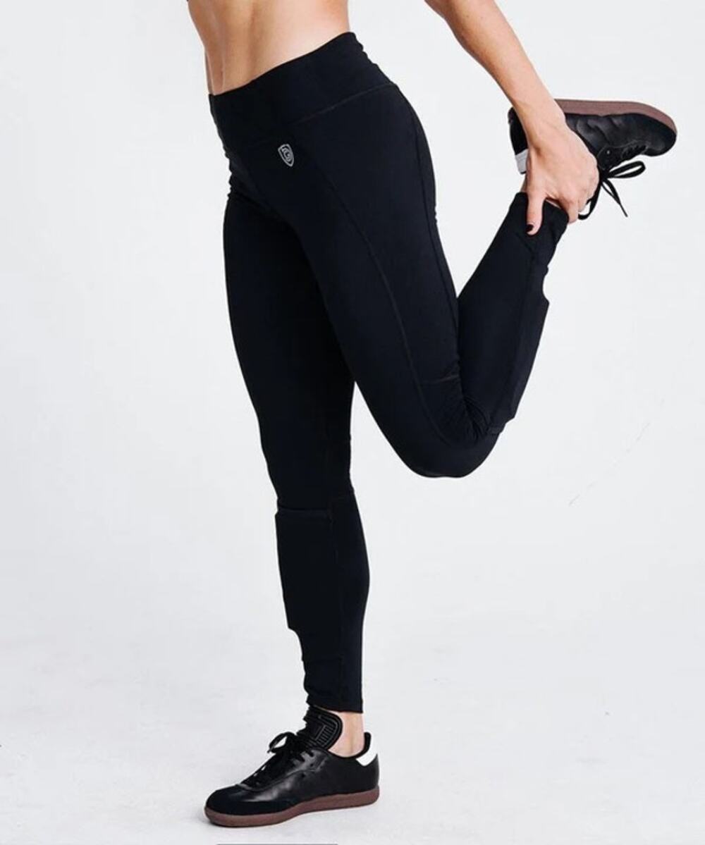 Goal Five Womens size S Combo Soccer Tight With Shin Guard Pocket Leggings NWOT